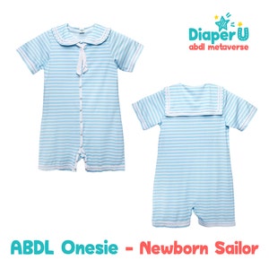 ABDL Adult Baby Onesie - Newborn Sailor