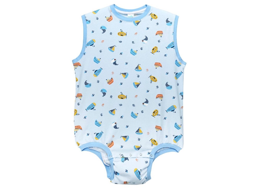 Adult Baby ABDL Sleeveless Onesie Little Ship Etsy