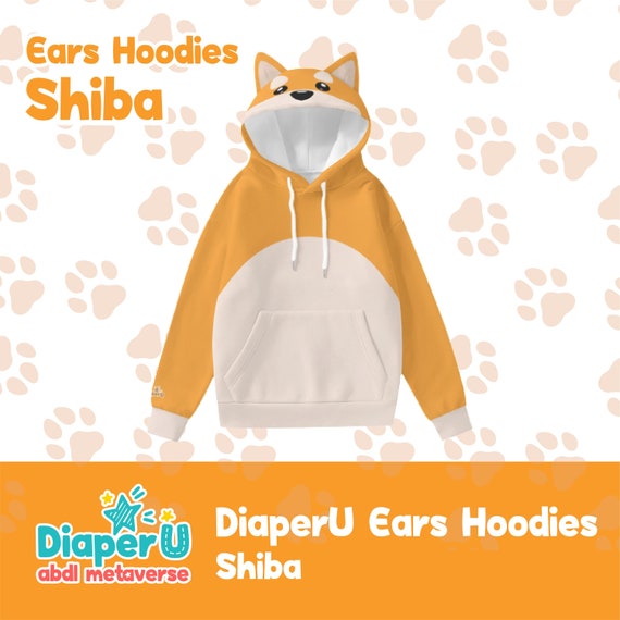 Buy ABDL Adult Baby Ears Hoodies unisex Shiba Online in India Etsy