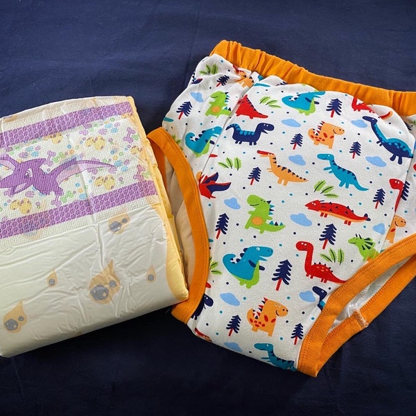 ABDL Training Pants - Little Dinosaur