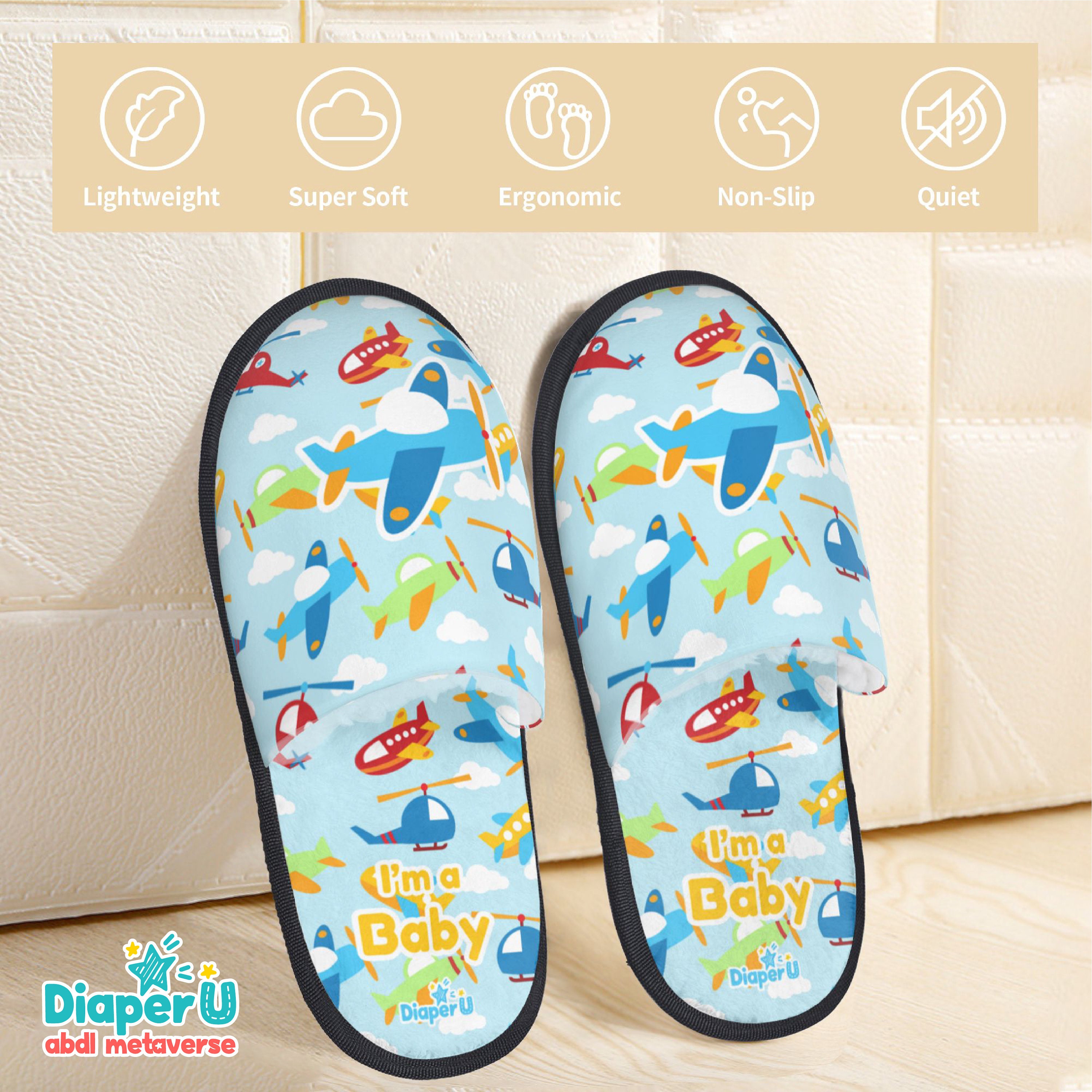 ABDL Slippers Airplane Etsy