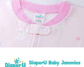 ABDL Adult Baby Footed Pajamas - Baby Bunny