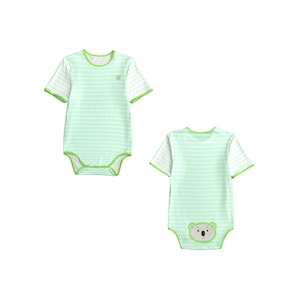 ABDL Adult Baby Bodysuit - Green Koala