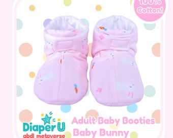 ABDL Adult Baby Booties - Baby Bunny