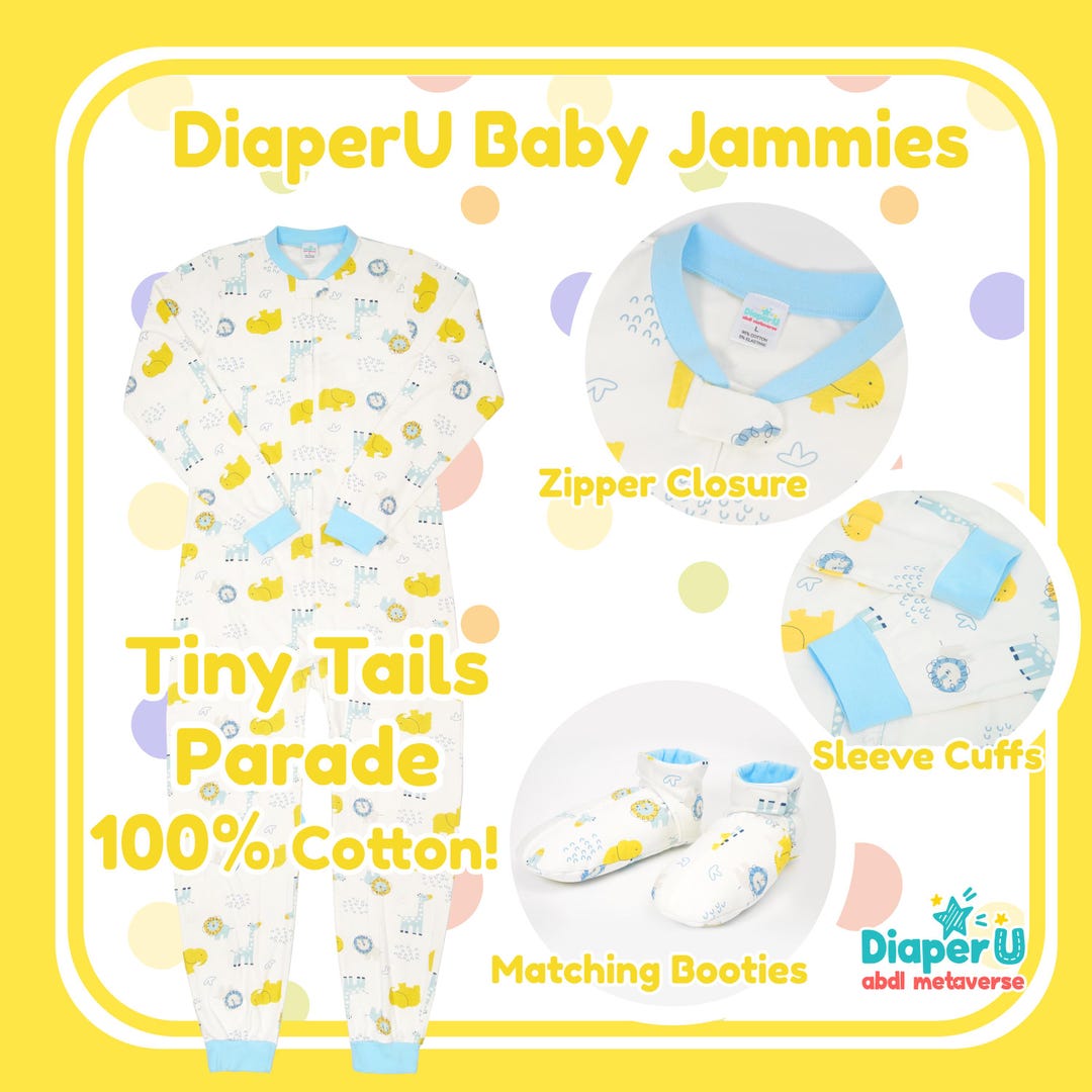 Pajamas - Tiny Tails Parade - 4XL