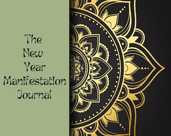 The New Year Manifestation Journal-Digital Download-PDF 8.5x11-Google DOC (104 Pages)