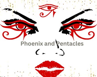 The Egyptian "Eyes" BUNDLE | Eye of Horus | Eye of Ra | Ancient Egypt | (One Sheet 8.5x11 in PDF, PNG) | 2 Printouts