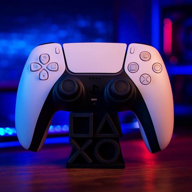 Triangular Playstation Controller 3D Printed Playstation 5 Controller Holder – PS5 Accessory – Stylish ...