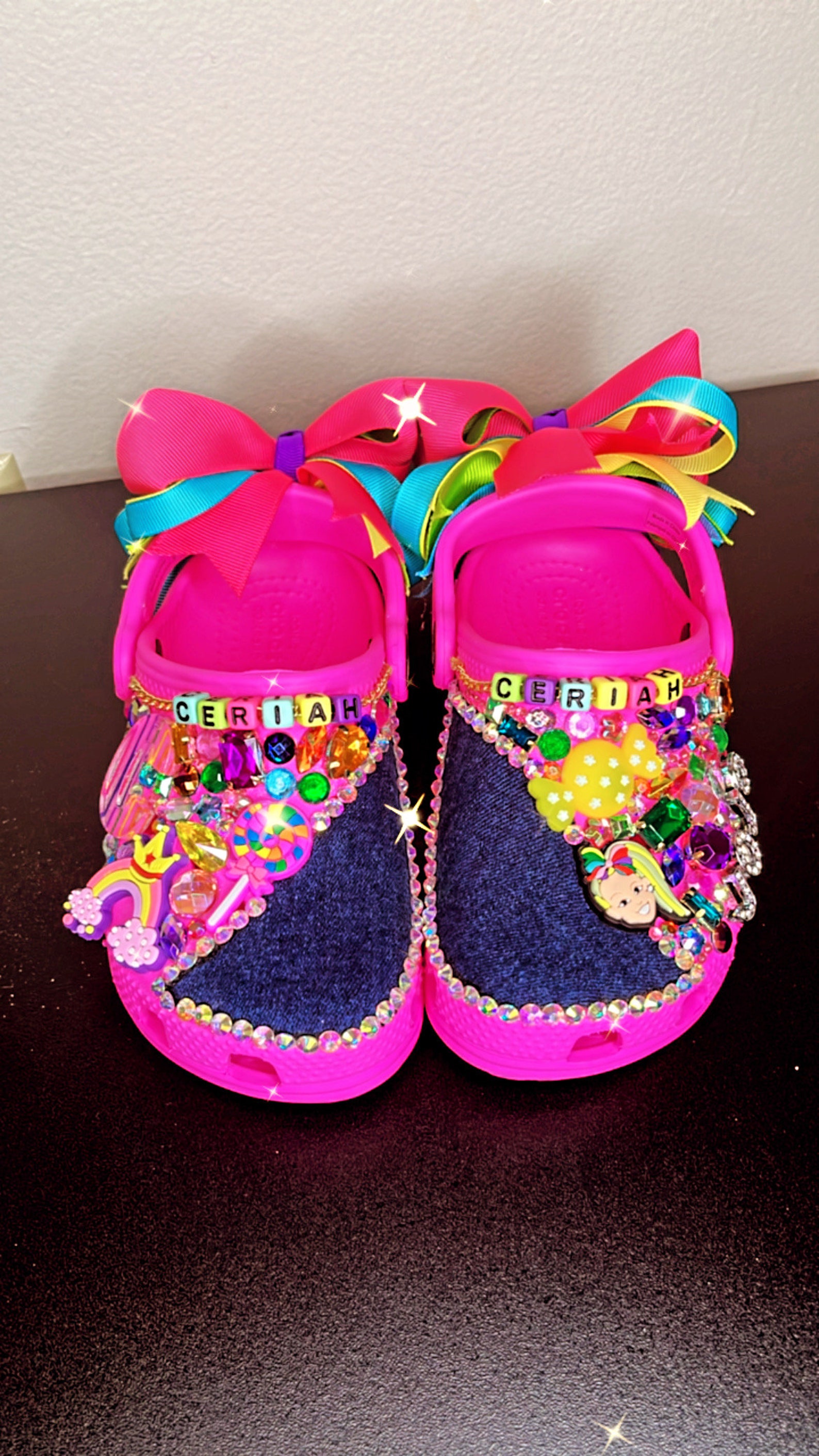 Jojo Siwa Custom Crocs Etsy