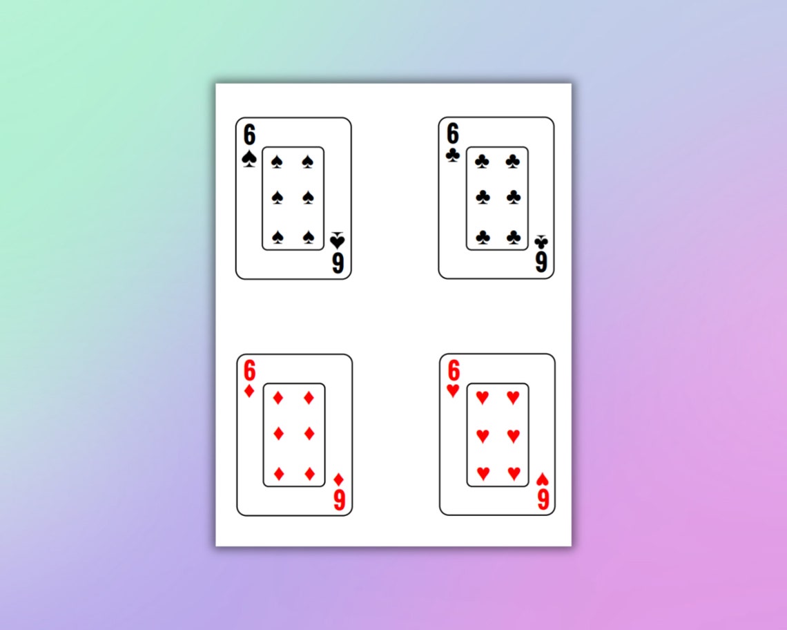 Printable Pokeno Cards 52 Unique, Printable Cards, Instant Download ...