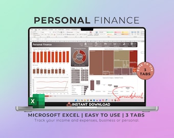 Personal Budget Planner: Income & Expense Tracker for Excel