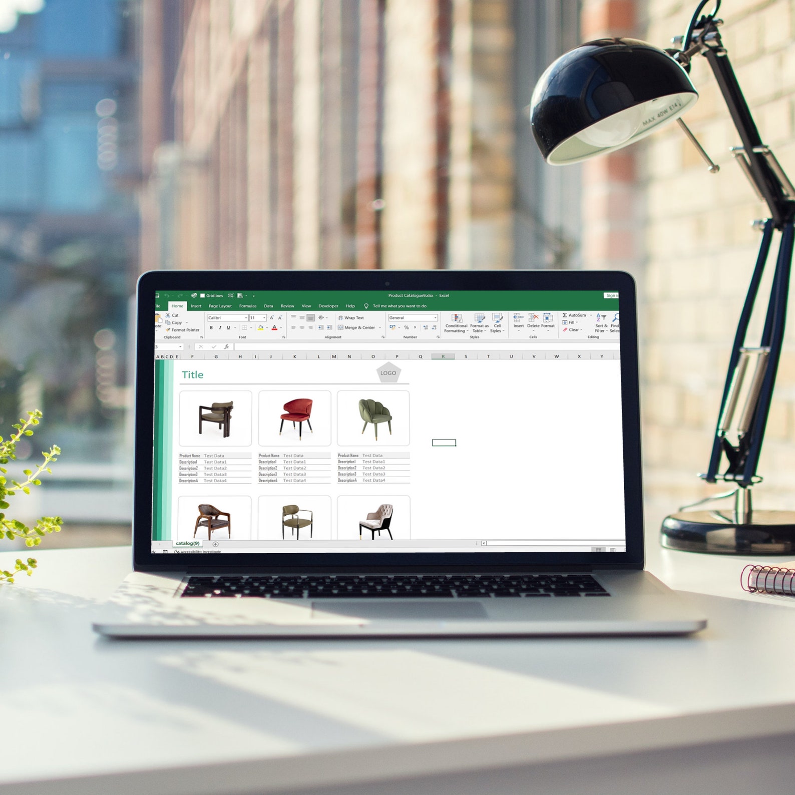 Catalog Template of the Product in Excel Format 4 Different - Etsy