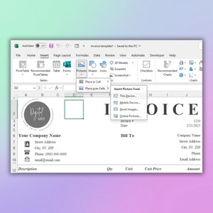 Editable Quote Template: Google Sheets & Excel (PDF) - Etsy