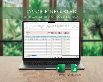 Invoice Tracker: Google Sheets & Excel Template (Printable PDF)
