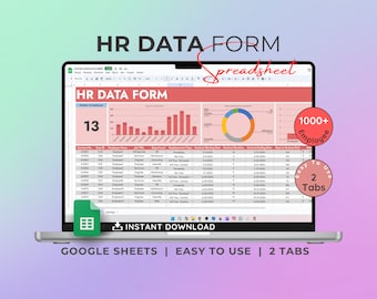 HR Employee Dashboard Template | Excel Templates | HR Employee Data ...