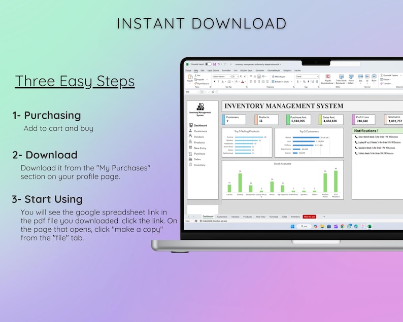 Excel Inventory Management System | Automated Stock Tracking ...