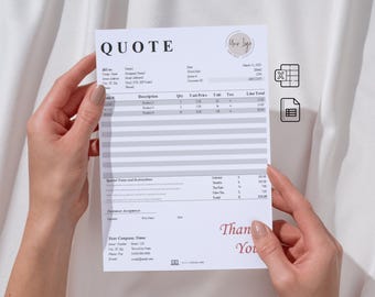 Advanced Quote Template: Auto-Calculate Excel & Google Sheets (Printable PDF)