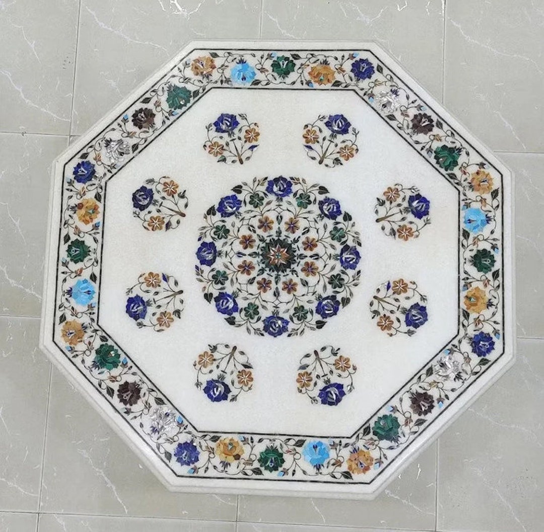 Antique Marble Table Top/ Marble Dinning Table/ Finest Craftmanship