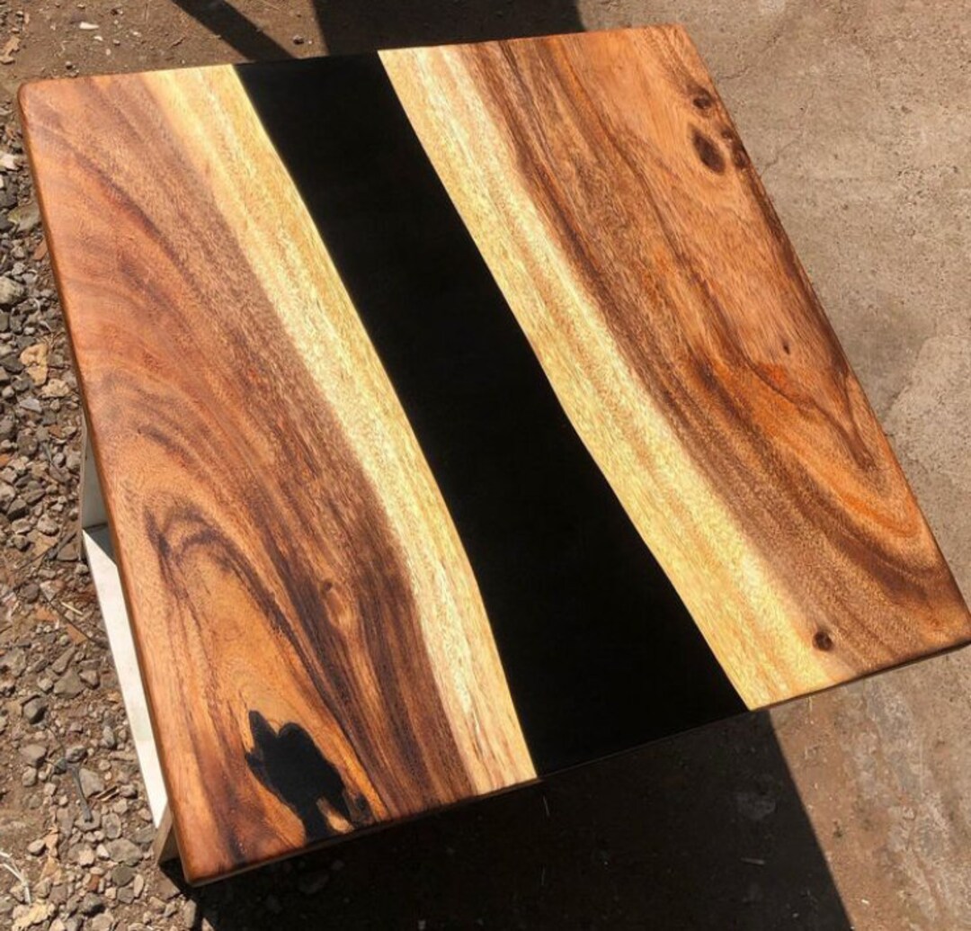 Epoxy Resin Table, Black Epoxy Table, Personalized Epoxy Table, Sofa