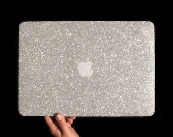 Pearl Glitter Laptop Case – Custom Sparkly Protective Cover for MacBook Neo, Air & Pro