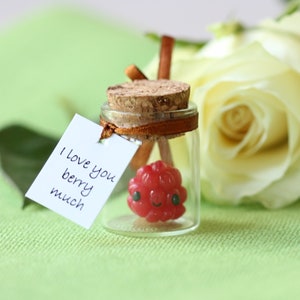 Girlfriend Boyfriend Vegan  Gift Raspberry Figurine, Party Favors,  Mothers Day Personalized Valentine&#39;s Day Christmas Customized Gift