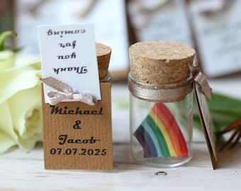 Gay Wedding Favors Mr and Mr Bulk Personalized Thank You Gift for Guests Party Favors LGBT Wedding Groom and Groom Customized Keepsakes