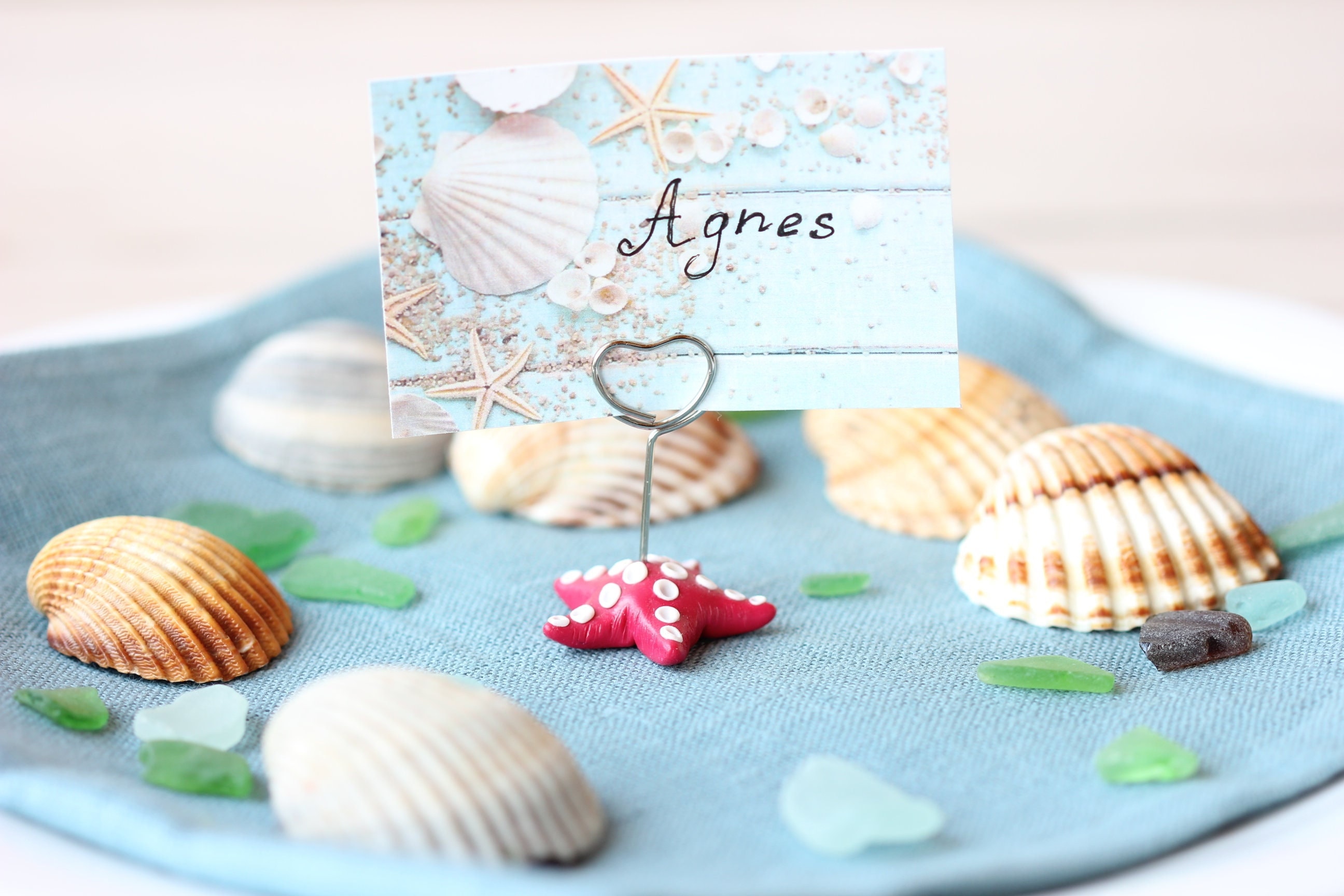 Starfish Name Place Card Holders