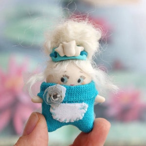 Tooth Fairy, Art Doll, Clay Doll, Handmade Сollectible Polymer Clay Doll Sculpted  OOAK Doll, Christmas Present, Birthday Gift for a Girl