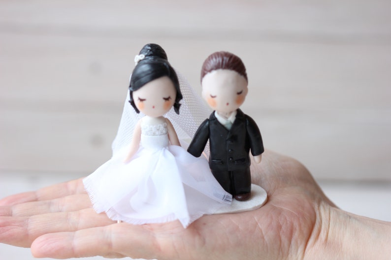 Custom Wedding Figurines for Cake Personalised Cake Toppers Wedding