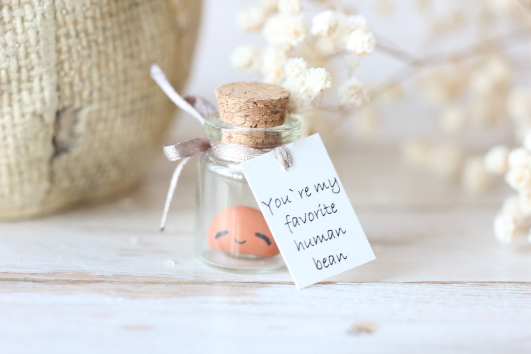 Cute Baked Bean Gift, You Are My Favourite Human Bean, Punny Birthday