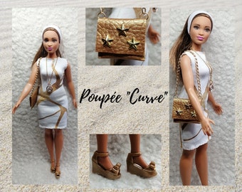 Handmade fashion doll clothes