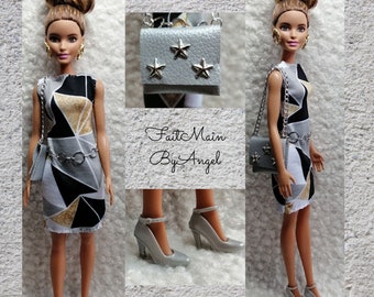 Handmade fashion doll clothes