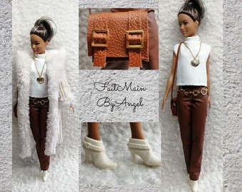 Handmade fashion doll clothes