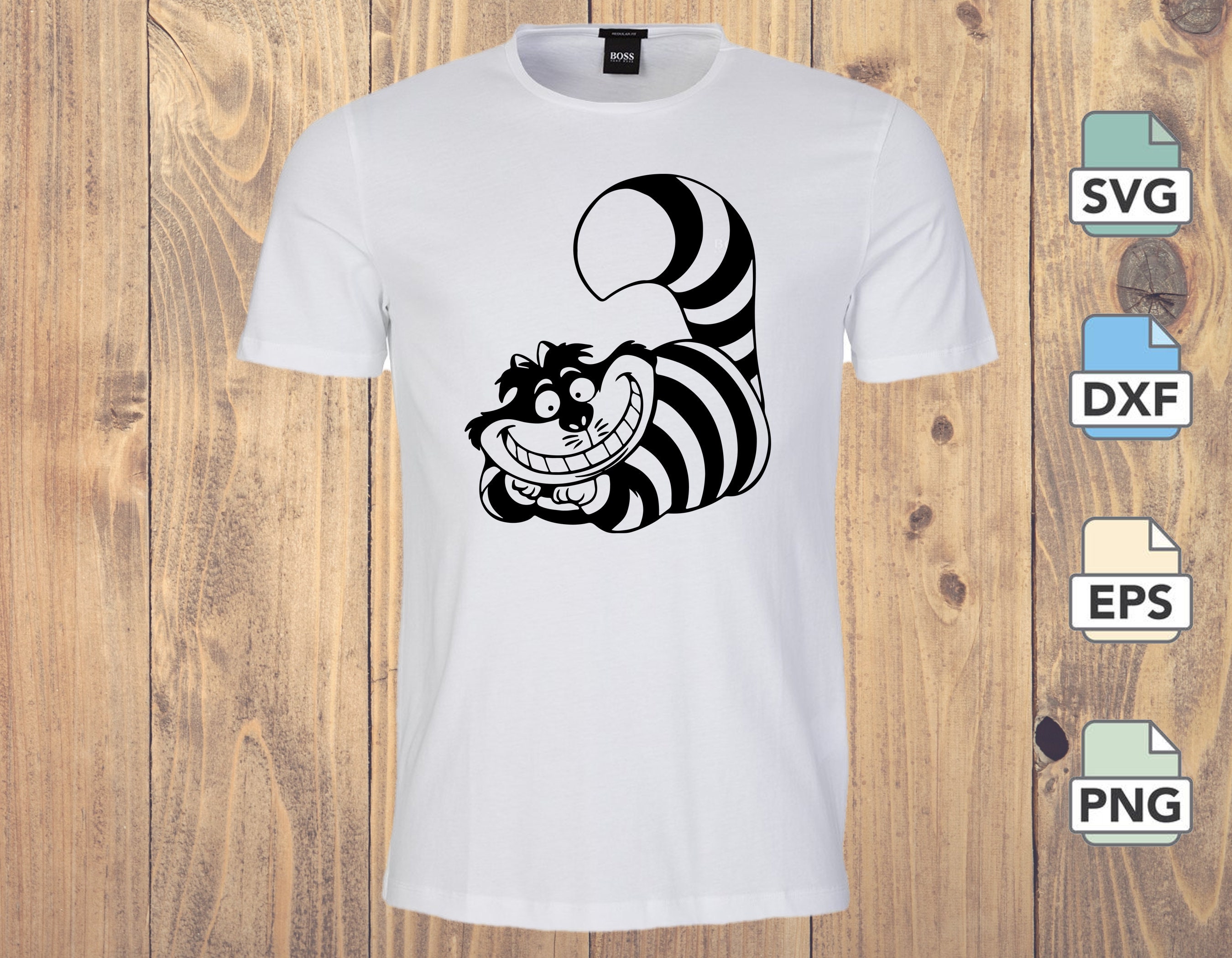 Cheshire Cat SVG Cut File Alice in Wonderland SVG for Silhouette Cricut ...