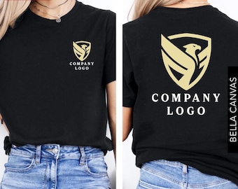 Custom Company Logo T-shirts, Custom Design Shirts, Personalized Logo Tees, Custom Double Sided Print Shirts, Custom Text Shirts