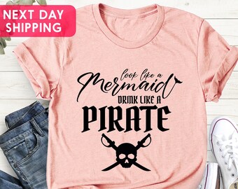 Day Drinking Shirt, Funny Drinking Shirt, Look a Pirate Shirt, Drinking Shirt, Funny Cruise Shirt