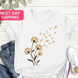 Corgi Flower, Fly Funny Dog Tee, Dog Lover T-Shirt, Perfect Gift for Corgi Fans, Gift for Dog Lovers, Animal Lover Shirt, Corgi Mom Gift