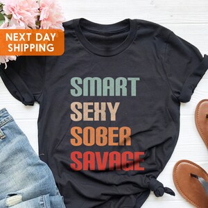 Sobriety Gift For Women, Sober Shirt, Sobriety Gift For Men, Sober Af, Narcotics Anonymous, Recovery Shirts, Sobriety Shirt, Recovery Gifts