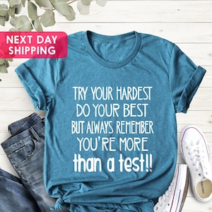 Teacher Shirts, State Testing Shirt, You Are More Than A Test, Teacher T-Shirt, Teacher Testing Tee, Teacher Team Shirts, Gift For Teacher