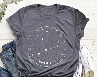 Astrology Shirt, Cancer Zodiac Shirt, Horoscope Gift, Birthday Gifts, Zodiac Signs Shirt, Astrology Gift ,Horoscope Constellations Shirt