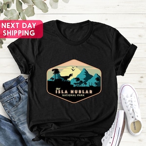 Isla Nublar Shirt, Saurus Shirt, Animal Lover Gift, Vacation Shirt, Family Trip Shirt, Adventure Shirt, Visit Isla Nublar National Park