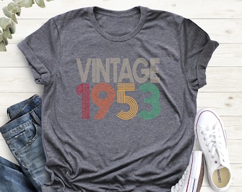 69th Birthday Gift Shirt For Men - Custom Retro 1956 Design, Personalized Year T-Shirt - View #5