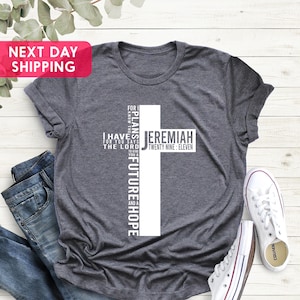 Cross T-Shirt, Christian Apparel, Christian Shirts For Women, Christian Clothing, Inspirational Tee, Faith Shirt, Reedemed, Xmas Gift,Christ