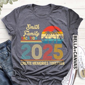 Custom Family Vacation 2025 Shirts, Family Vacation Shirts, Personalized Matching Family Shirt, Family Trip Shirts, Beach Vacation Shirt