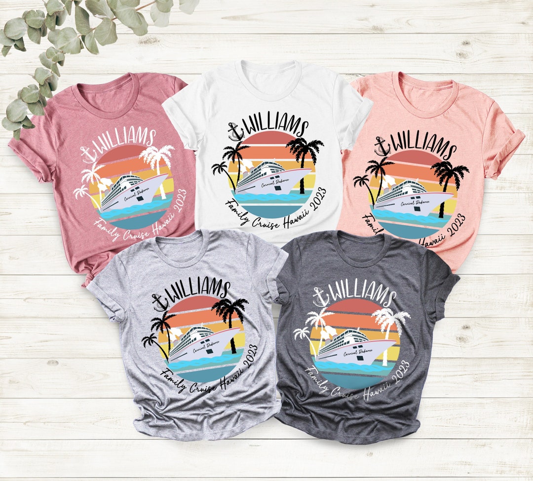 Custom Family Cruise Shirts 2024, Family Matching Vacation T-shirts