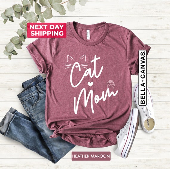 Cat Mom T-Shirt, Funny Cat Lover Shirt, Mothers Day Gift