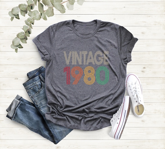 1980 Retro Shirt, 46th Birthday Gift For Men, Vintage 1980 Shirt, Classic 1980 Shirt, 46th Birthday Woman Shirt, Born In 1980 Shirt