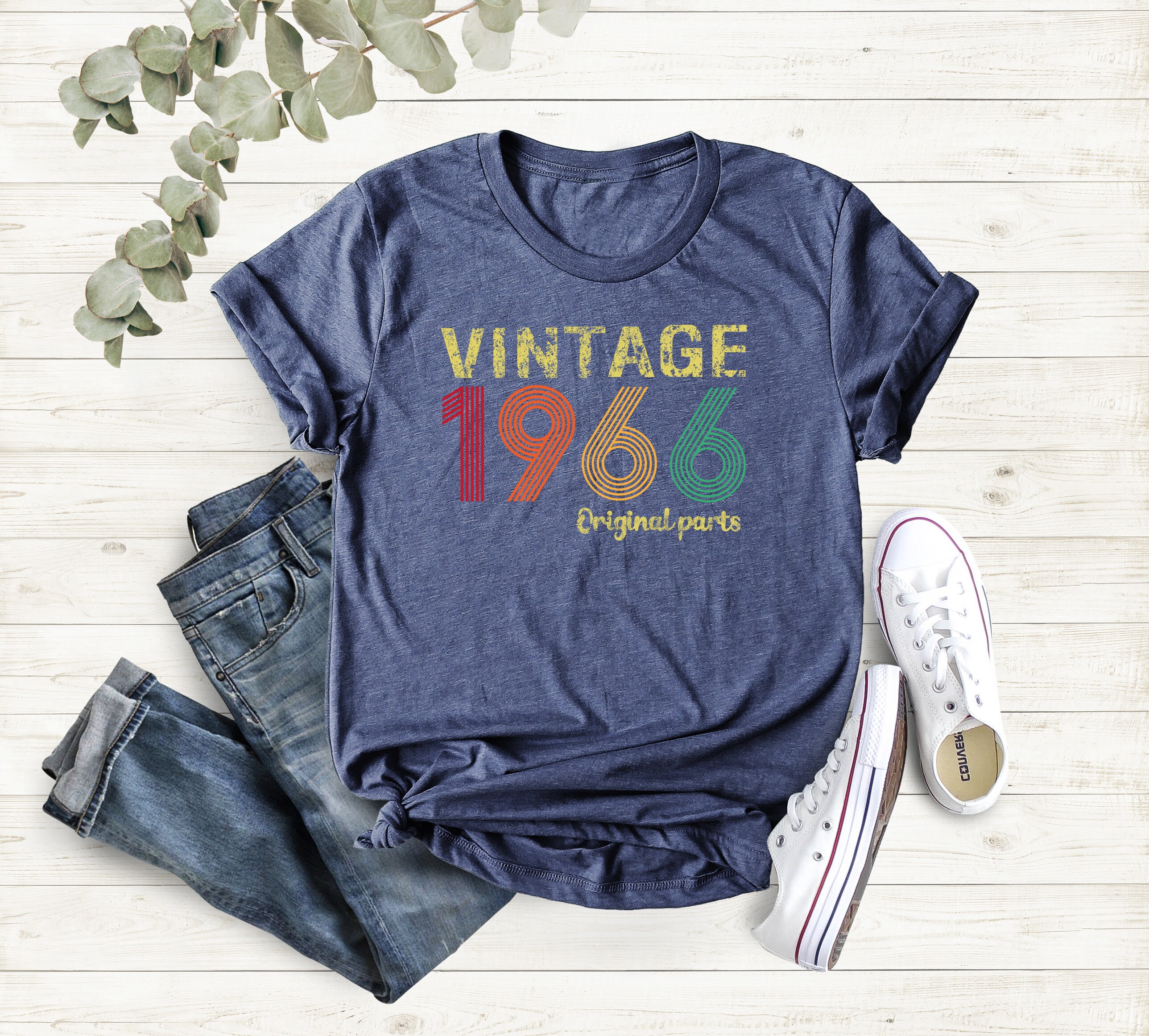 トップス vintage class5 80s orignal made in usa Vintage 1966 Original Part Tee, Vintage 1966 Shirt, 60th Birthday