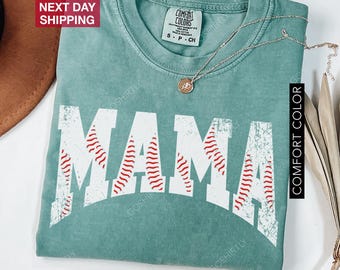 Comfort Colors® Baseball Mama Shirt, Mothers day Gift For Baseball Mom, Gift For Baseball Lover Mom Shirt, Mothers Day Shirt,Baseball Season
