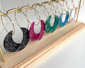 Luna Earrings / Hoop Earrings / Handmade